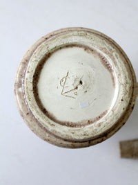 vintage studio pottery jar