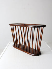 mid century modern magazine rack