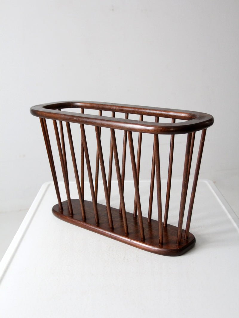 mid century modern magazine rack