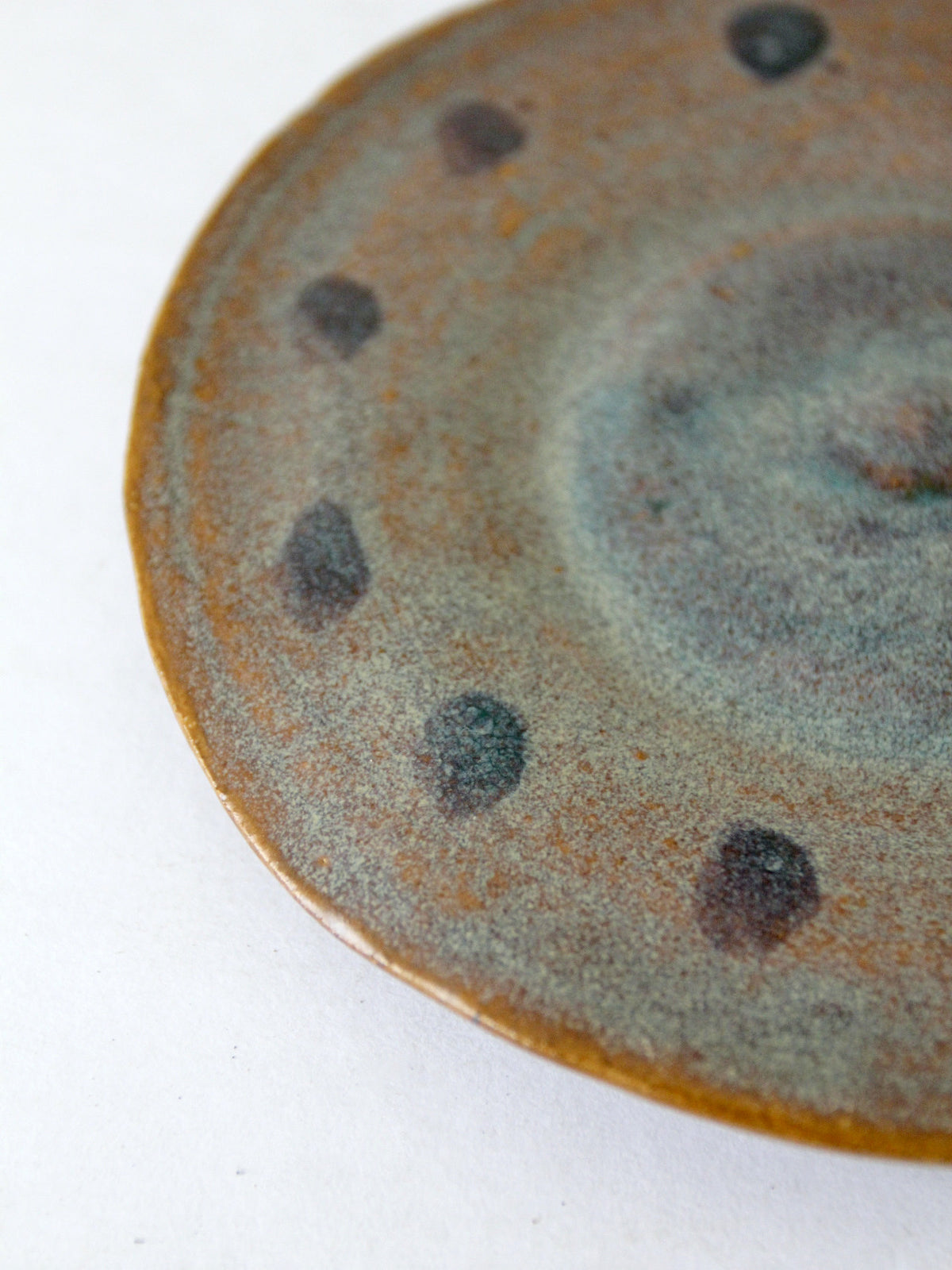 vintage studio pottery plate