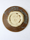 vintage studio pottery plate