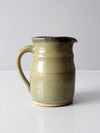 vintage studio pottery pitcher