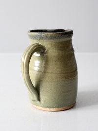 vintage studio pottery pitcher