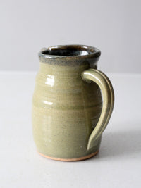 vintage studio pottery pitcher