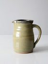 vintage studio pottery pitcher