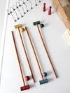 1930s J Pressman parlor croquet set