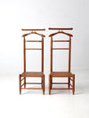 vintage valet chairs pair