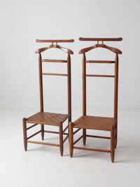 vintage valet chairs pair