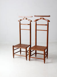 vintage valet chairs pair