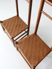 vintage valet chairs pair