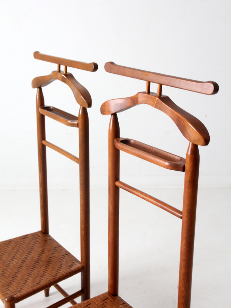 vintage valet chairs pair