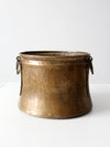 antique brass cauldron