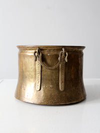 antique brass cauldron