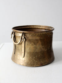 antique brass cauldron