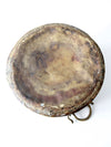 antique brass cauldron