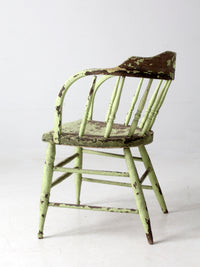 antique painted captain's chair