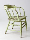 antique painted captain's chair