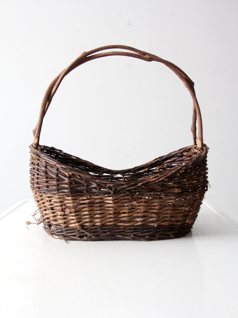 vintage wicker basket