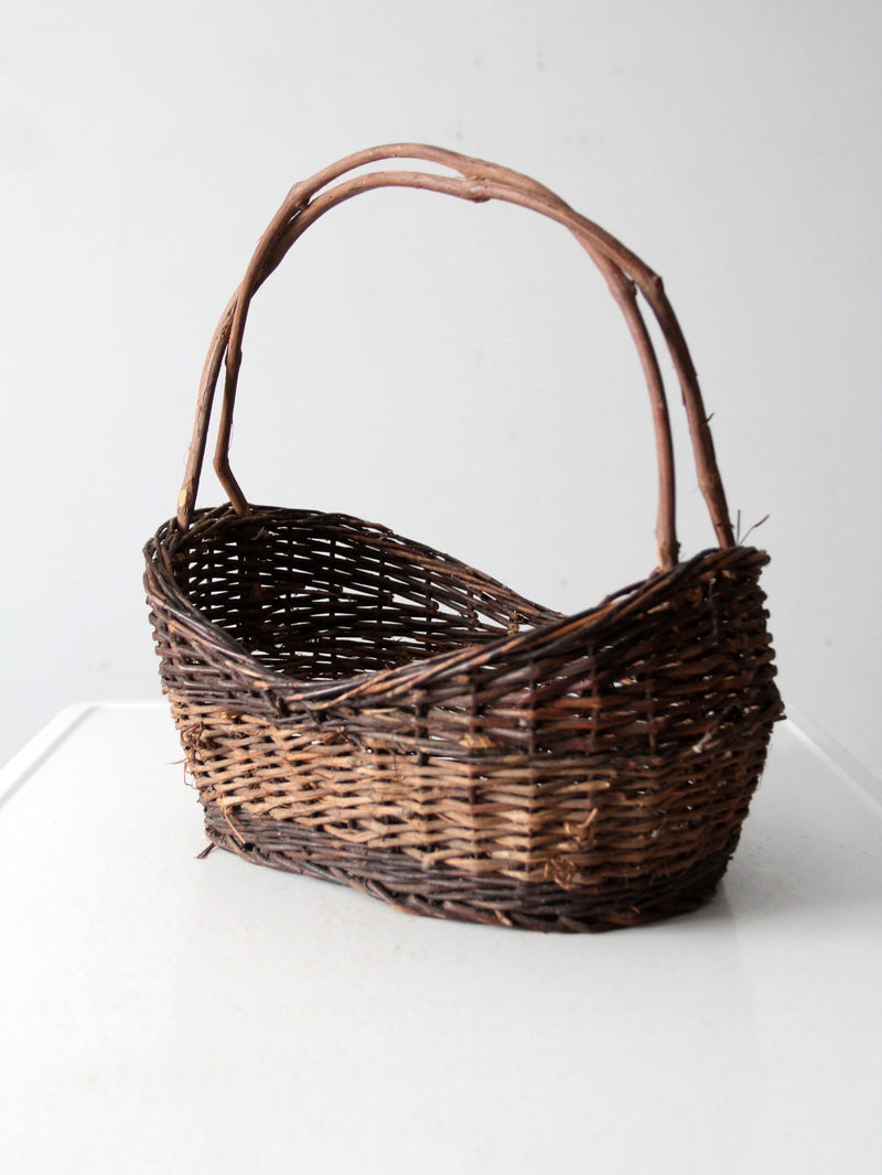 vintage wicker basket