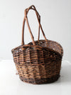 vintage wicker basket