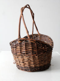 vintage wicker basket