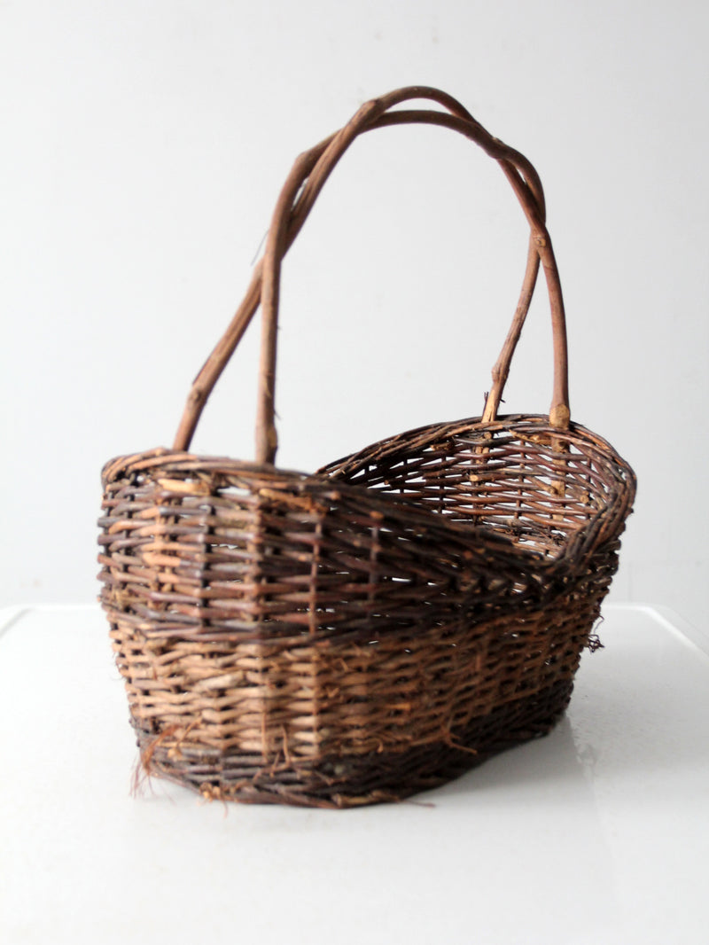 vintage wicker basket