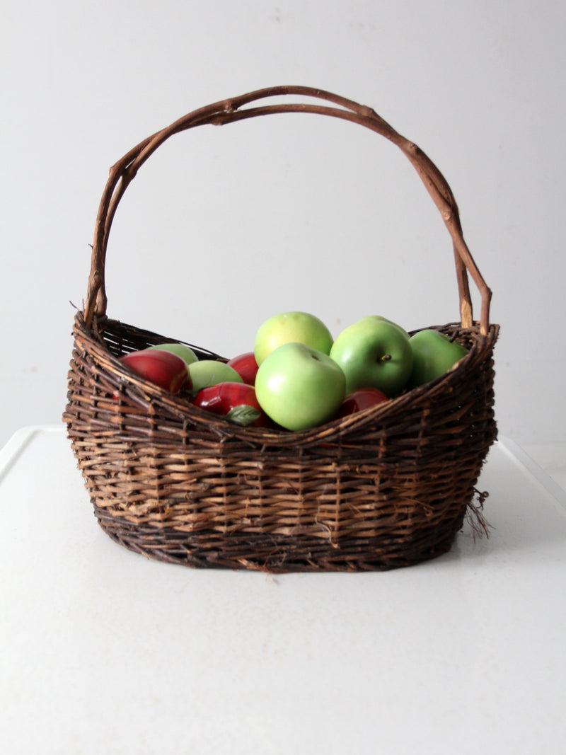 vintage wicker basket