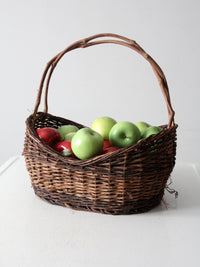 vintage wicker basket