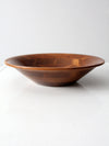 mid century wood bowl serving set