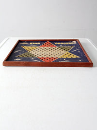 vintage 1938 The Original Star Checkers game board