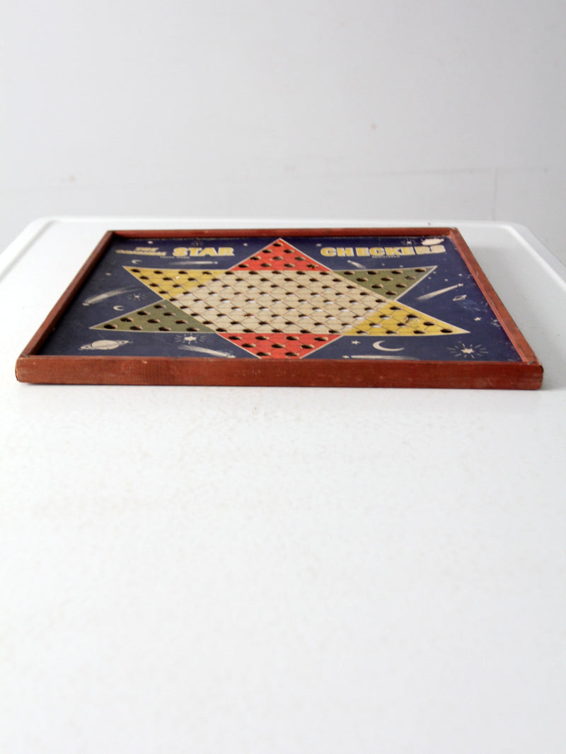 vintage 1938 The Original Star Checkers game board