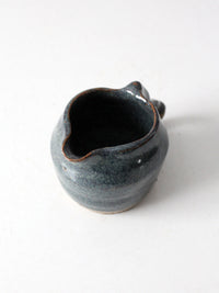 vintage studio pottery creamer