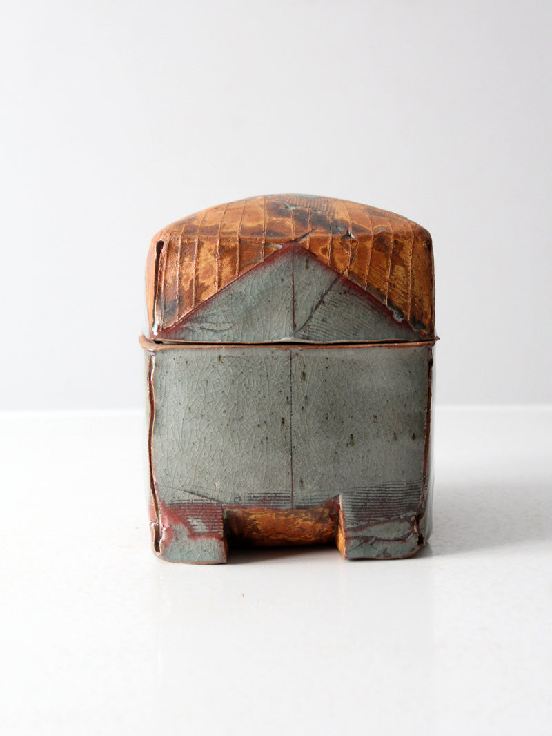 vintage studio pottery jar