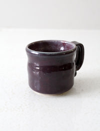 vintage studio pottery mug