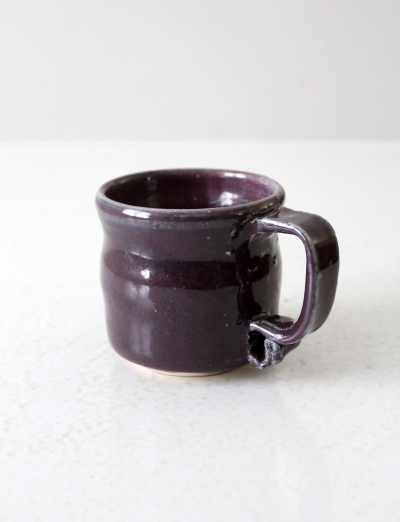 vintage studio pottery mug