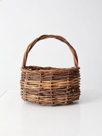 vintage rustic twig basket