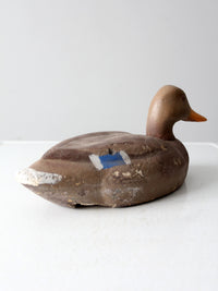 vintage Decoys Unlimited styrofoam duck decoy