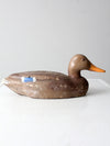 vintage Decoys Unlimited styrofoam duck decoy