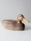 vintage Decoys Unlimited styrofoam duck decoy