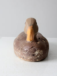 vintage Decoys Unlimited styrofoam duck decoy