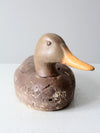 vintage Decoys Unlimited styrofoam duck decoy