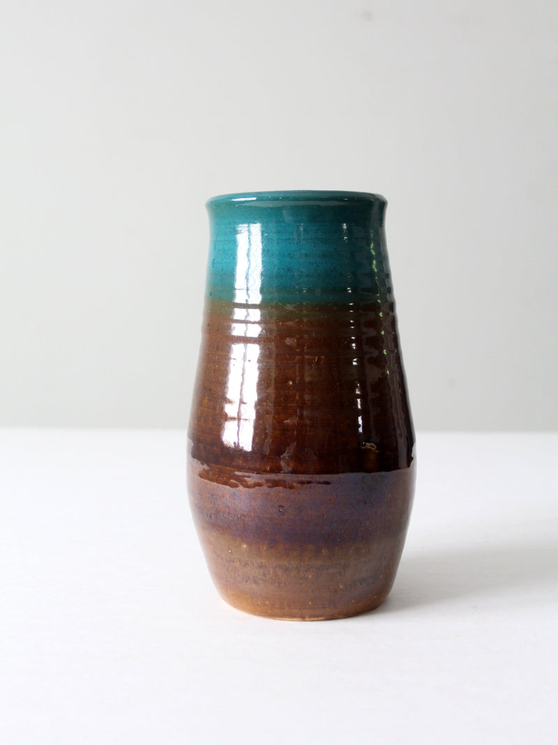 vintage studio pottery vase