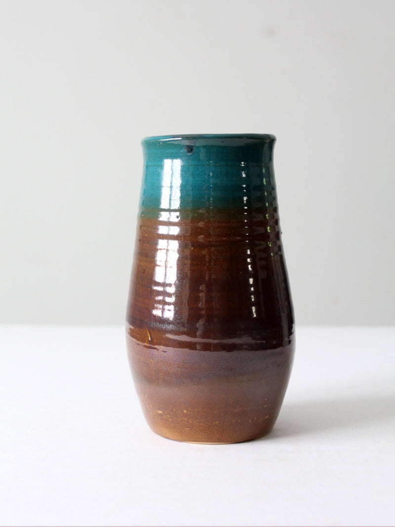 vintage studio pottery vase