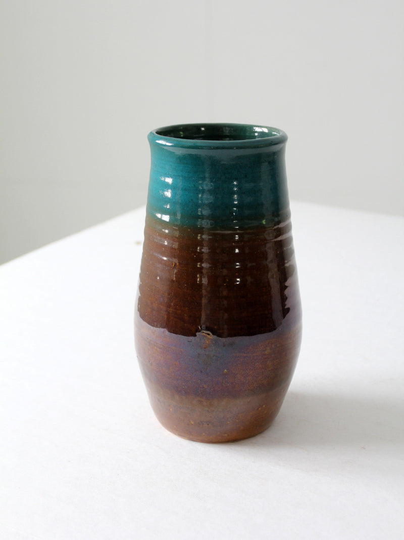 vintage studio pottery vase