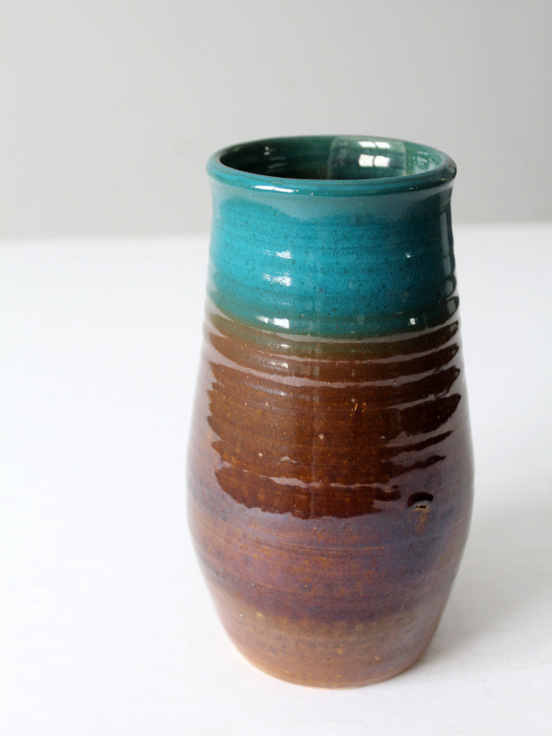 vintage studio pottery vase