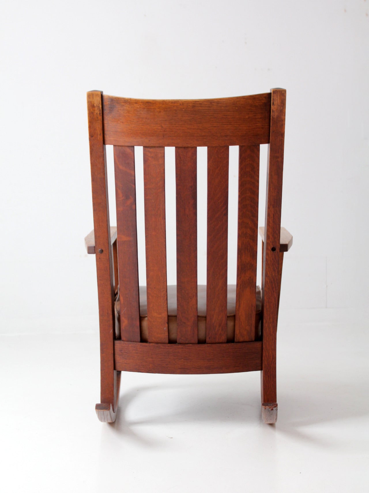 Antique mission rocking discount chair