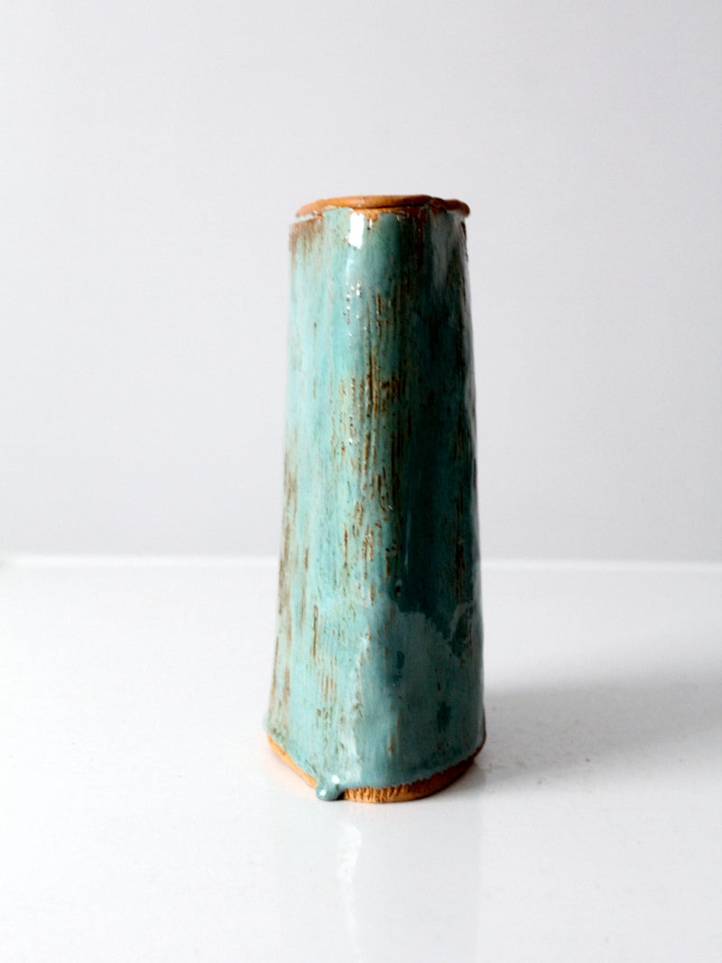 studio pottery vase signed by artist