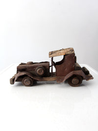 vintage handmade folk art car