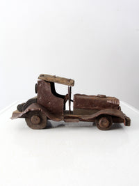 vintage handmade folk art car