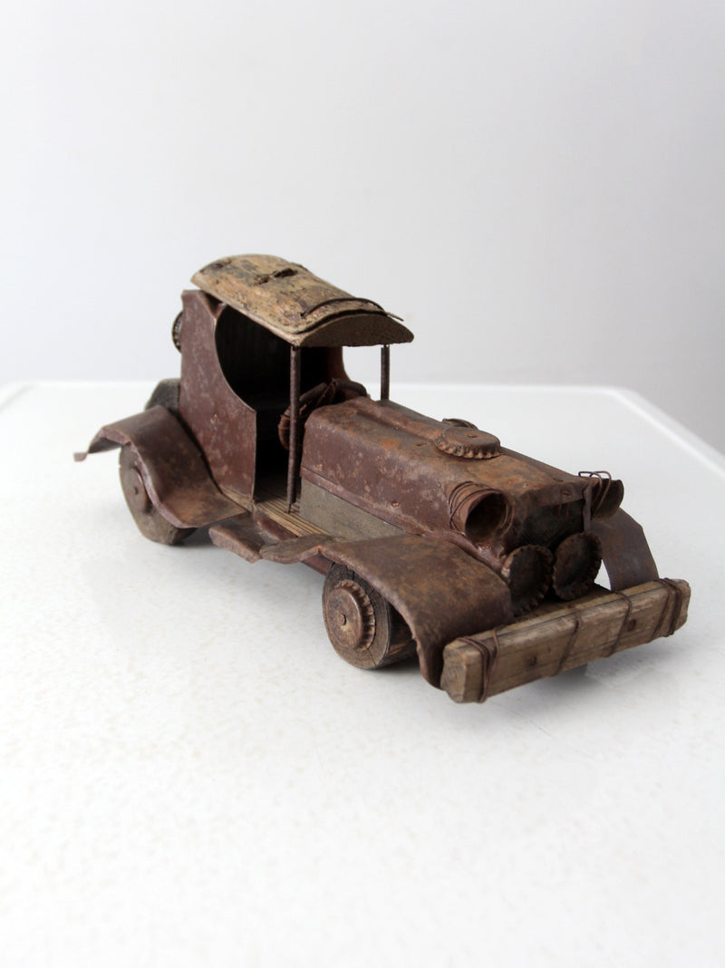 vintage handmade folk art car